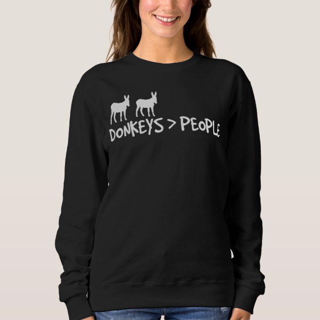 Sudadera Granja de Donkey Animal People (Anverso)