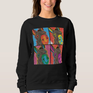 Sudadera Granja de Donkey Granja de animales de arte de Don