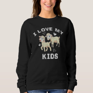 Sudadera Granja de ganadería Cabra de cabra de labrador