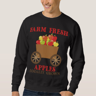 Sudadera Granja De Manzanas Frescas Campesina De Manzanas P