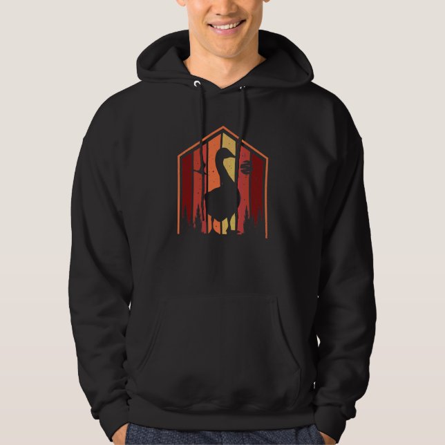 Sudadera Granja de pato retro (Anverso)