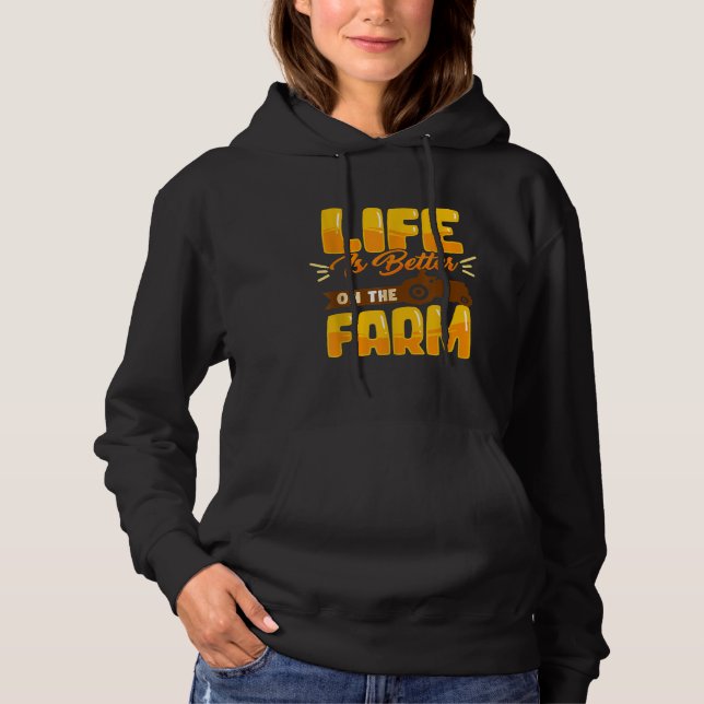 Sudadera Granja de pollo de grano de cabra de granja (Anverso)