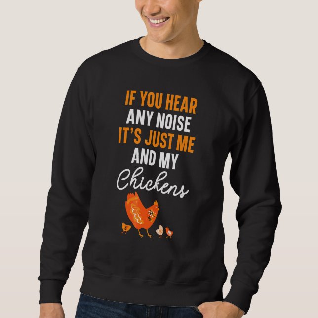 Sudadera Granja de pollo de pollo de pollo de la granja de  (Anverso)