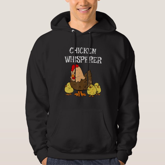 Sudadera Granja de pollo maltratado Whisperer (Anverso)