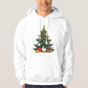 Sudadera Granja de pollo vaca cabra caballo Animal granjero