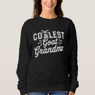 Sudadera Granja divertida de la abuela de la cabra más fría