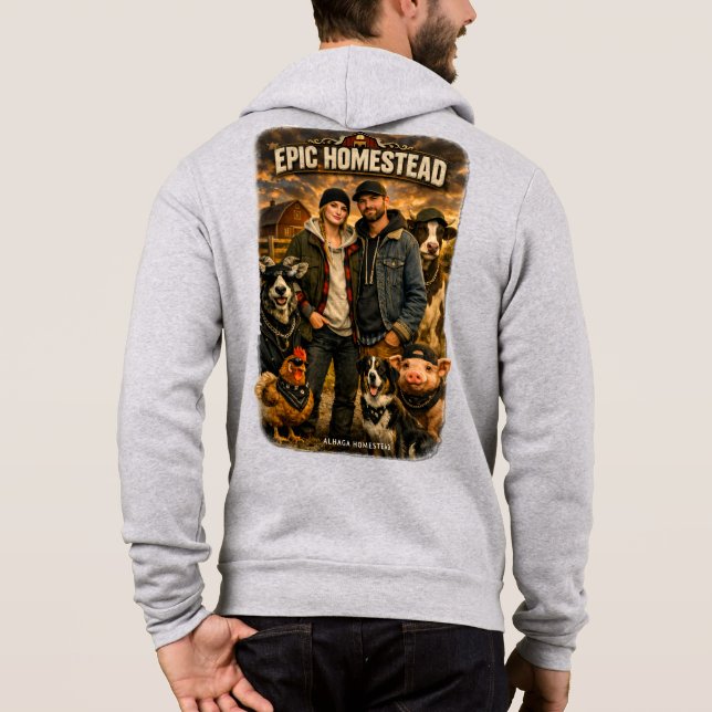 Sudadera Granja épica -  (Reverso)