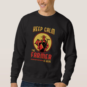 Sudadera Granja mantener la calma granjero Tractor Farming