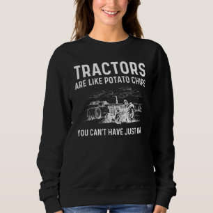 Sudadera Granja Para Hombres Mujeres Agricultoras Tracter A