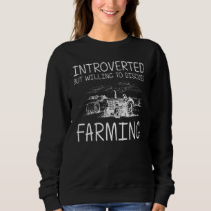 Sudadera Granja Para Hombres Mujeres Agricultoras Tractor D