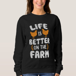 Sudadera Granjas Mujeres Tractores Agricultoras Niños y Hom