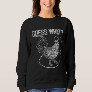 Sudadera Granjero de animales de granja adivina qué gallo d
