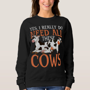 Sudadera Granjero De Animales De Granja Sí Realmente Necesi