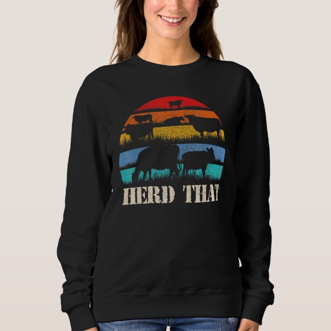 Sudadera Granjero De Leche De Vacas Que (Anverso)