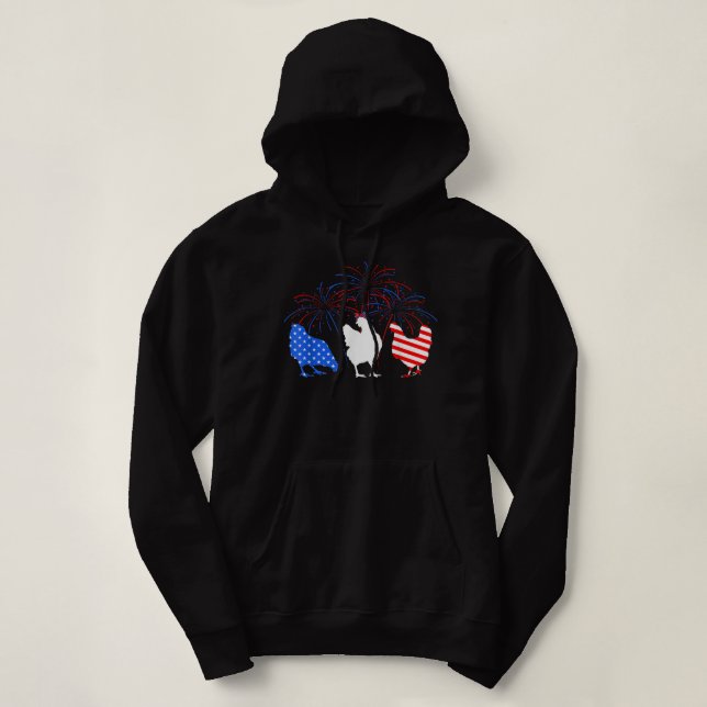 Sudadera Granjero de pollo - Desayuno de Caca - Huevo fresc (Diseño del anverso)