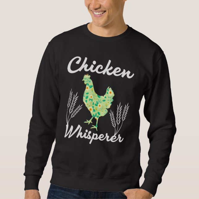 Sudadera Granjero de pollo Whisperer (Anverso)