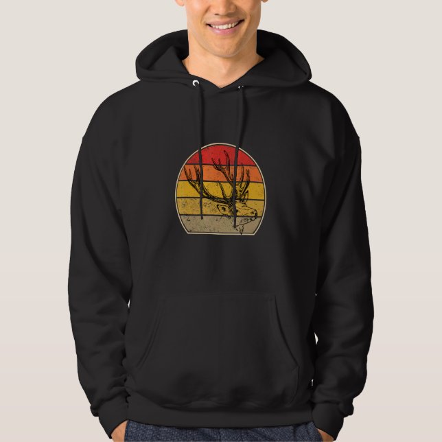 Sudadera Granjero de venado Retro Vintage (Anverso)