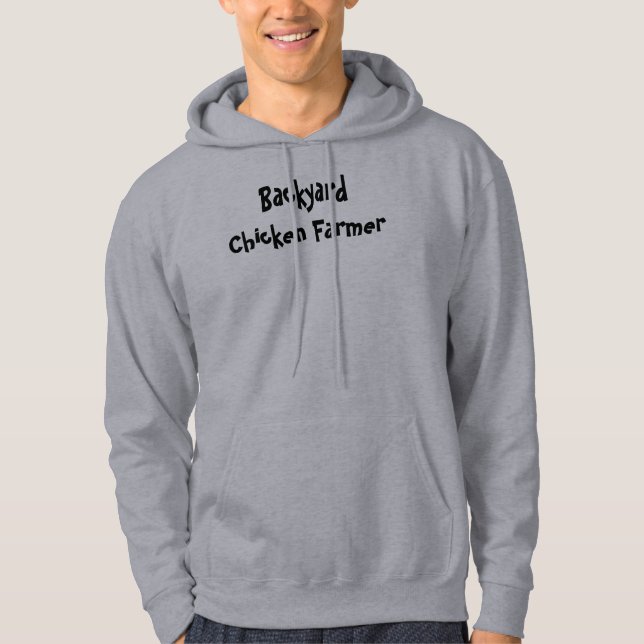 Sudadera Granjero del pollo del patio trasero (Anverso)