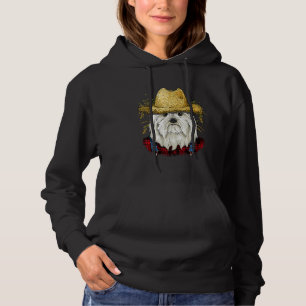 Sudadera Granjero Maltés Agricultura Ganadero Perro Mascota