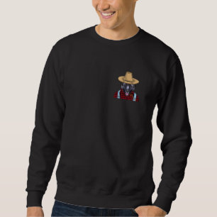 Sudadera Granjero Noruego Elkhound Farming Dog Pocket