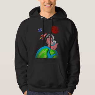 Sudadera Granjero Tierra Tierra Granja Cohetes Animal Astro