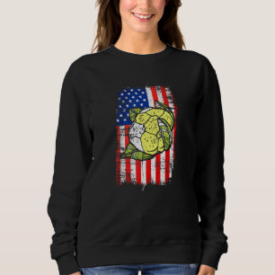 Sudadera Granjeros del Cauliflower, bandera estadounidense,