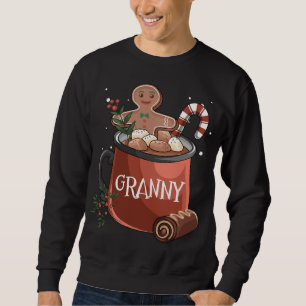 Sudadera Granny Cocoa Mug Gingerbread Cookie Navidades de N