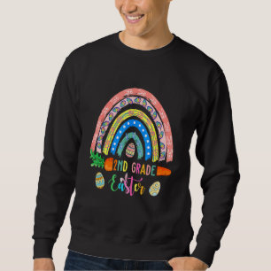 Sudadera Granos de 2º Grado de Cutest Huevos Boho Rainbow H