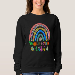 Sudadera Granos de 6º Grado más finos huevos arcoiris boho
