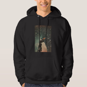 Sudadera Grap Inspirador del arte retro pingüino divertido