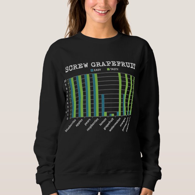 Sudadera Grapefruit Grapefruit Summer Fruit Pérdida de peso (Anverso)