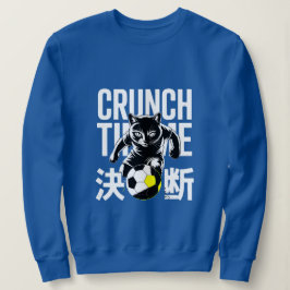 Sudadera Graphic Crunch Time Soccer Cat For Athletes & Team