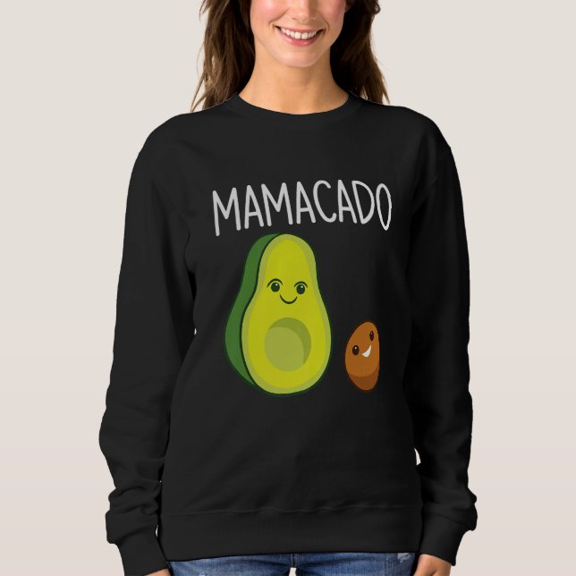 Sudadera Graphic of Mamacado Papacado for Avocado   3 (Anverso)