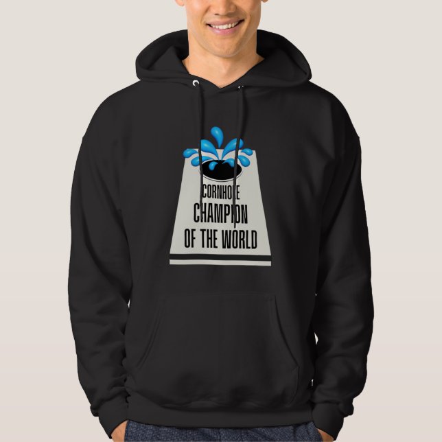 Sudadera Graphic Outdoor Game Apparel Cornhole Champion of  (Anverso)