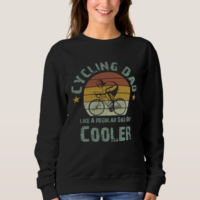 Sudadera graphic tees Cycling Dad Like A Regular Dad But Co (Anverso)