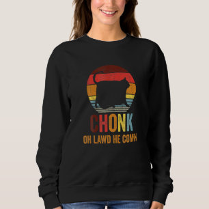 Sudadera Grasa Gatos Meme Retro Gato Grasa Memes Chonk Ca