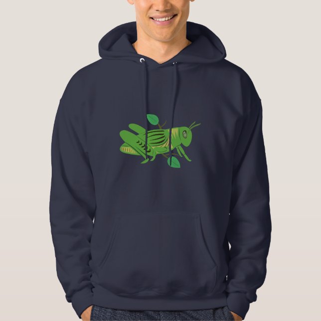 Sudadera Grasshopper verde (Anverso)