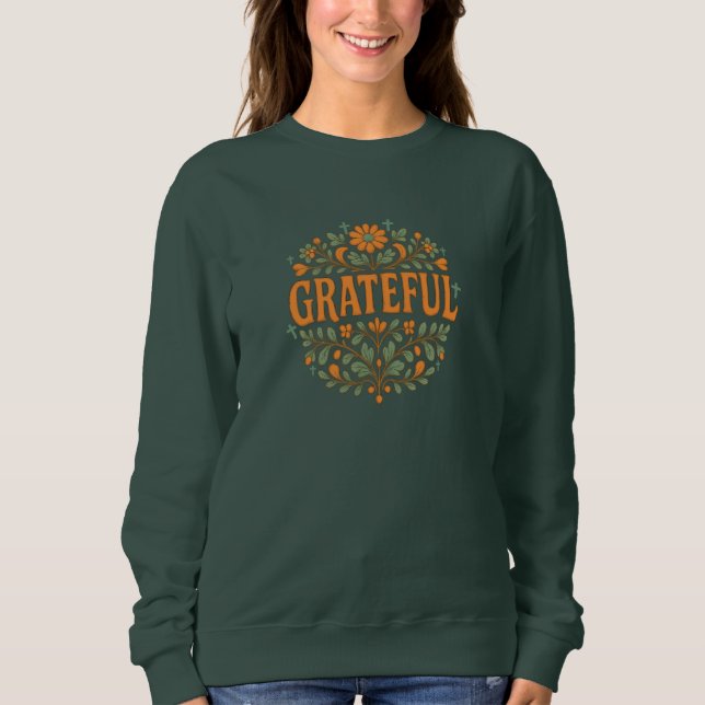 Sudadera Grateful - Christian (Anverso)