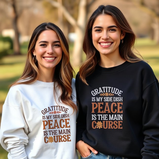 Sudadera Gratitud de personalizable y acción de gracias por (Subido por el creador)