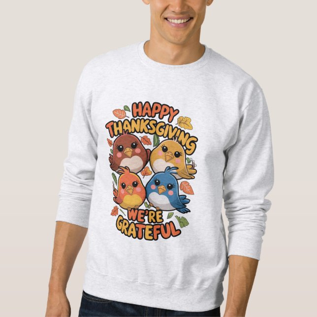 Sudadera Gratitude Flies (Anverso)