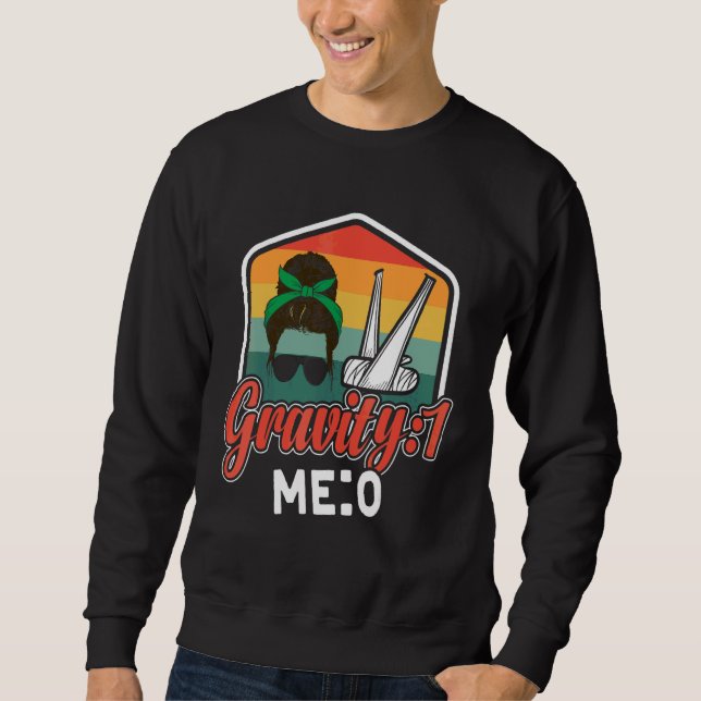 Sudadera Gravedad 1 Yo 0  Fractura de brazo 8 (Anverso)