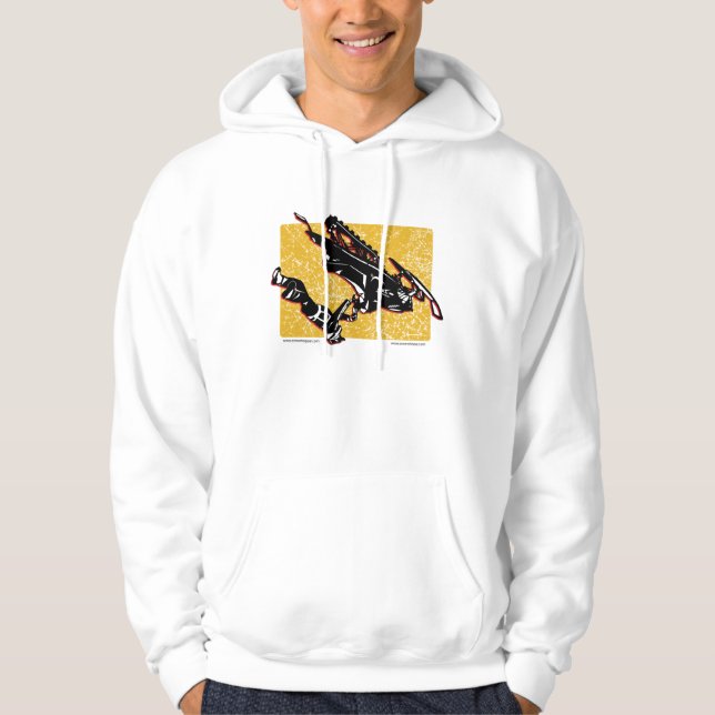 Sudadera Gravedad-TRINEO-EN-Amarillo (Anverso)