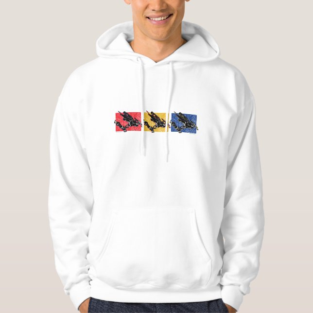 Sudadera GRAVITY-SLED en tres colores (Anverso)