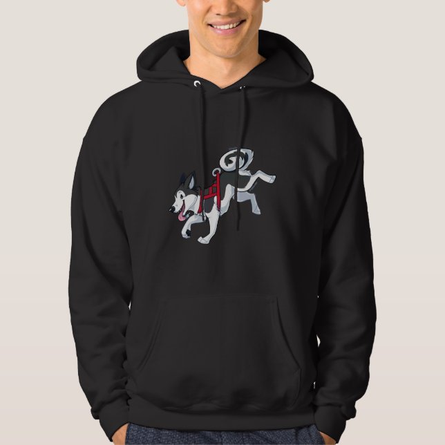 Sudadera Gray Husky Running (Anverso)