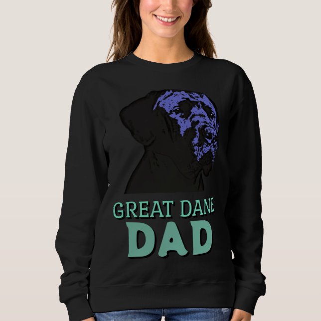 Sudadera Great Dane Dad Cute Dog Great Dane (Anverso)
