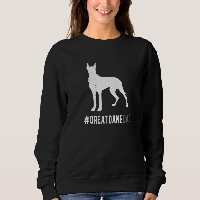 Sudadera Great Dane Dad For Men  Great Dane Dog   Dad (Anverso)