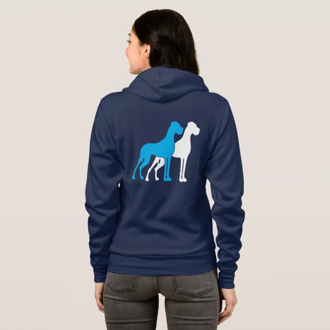 Sudadera Great Dane Natural (Reverso completo)