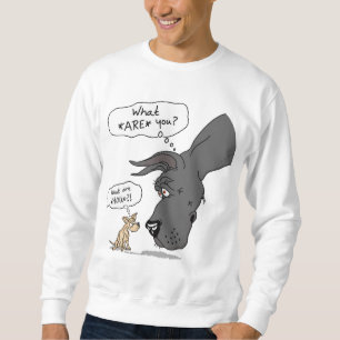 Sudadera Great dane y negro de la chihuahua