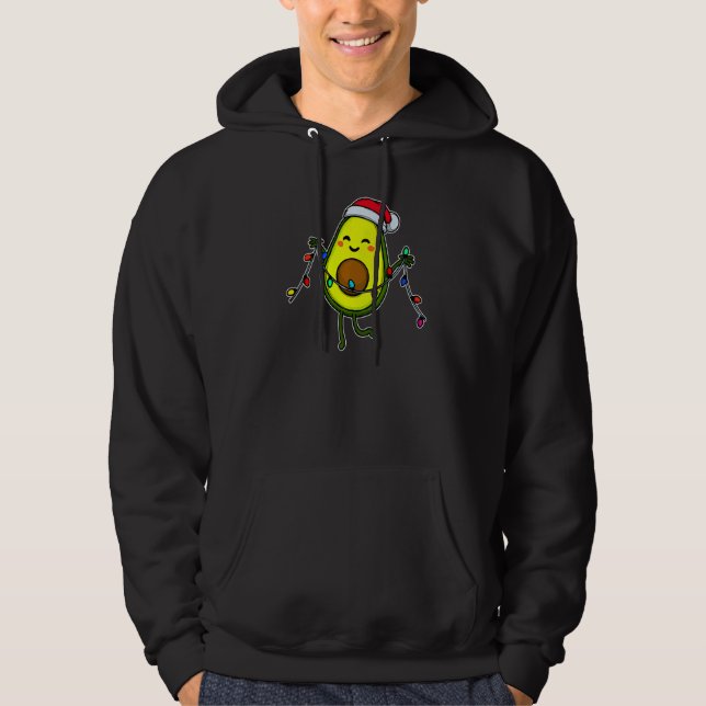 Sudadera Great Merry Christmas Decoration Avocado Party (Anverso)