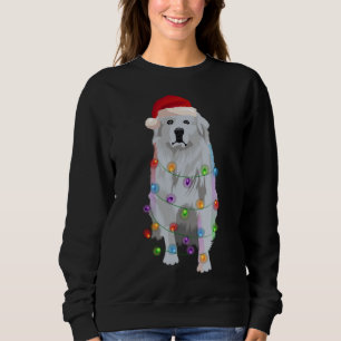 Sudadera Great Pyrenees Christmas Lights Xmas Patou Pyrenea